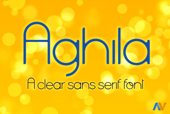 Aghila Typeface: A Modern Sans Serif for Clean Digital Branding
