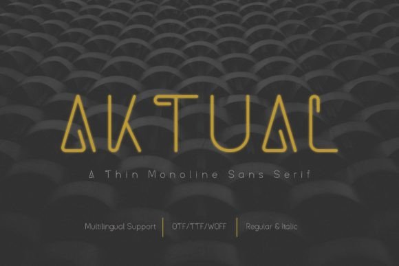 Aktual Typeface: Elevate Digital Brand Identity with Modern Serif Design