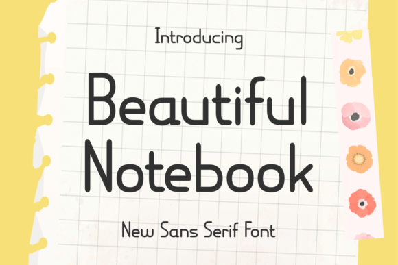 Beautiful Notebook: A Modern Sans Serif for Authentic Branding