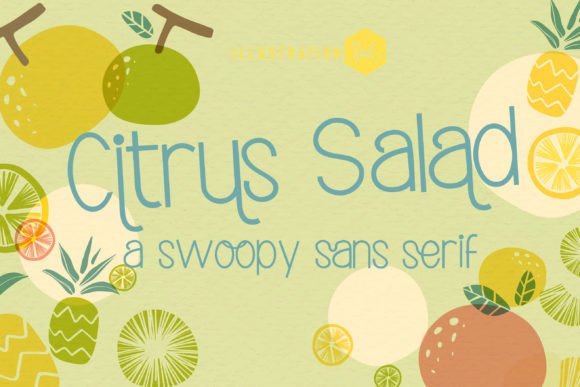Citrus Salad: A Playful Display Typeface for Modern Web Design