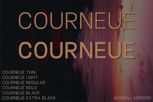 Courneue: The Modern Sans Serif Font for Professional Branding