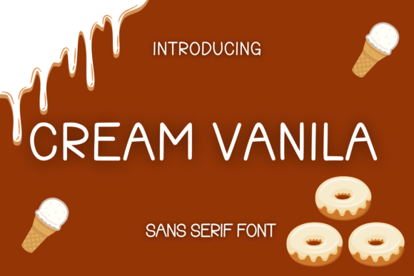 Cream Vanila: A Playful Sans Serif Typeface for Crafters and Sellers