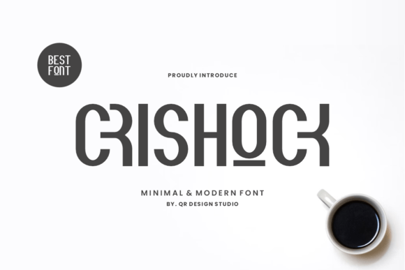 Crishock: A Modern Sans Serif Typeface for Polished Brand Identity