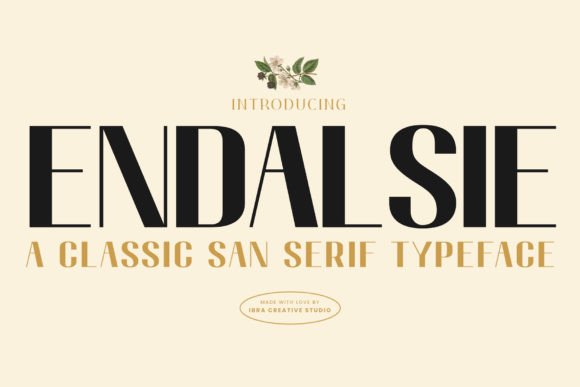 Endalsie: The Casual Sans Serif Font for Modern Crafters