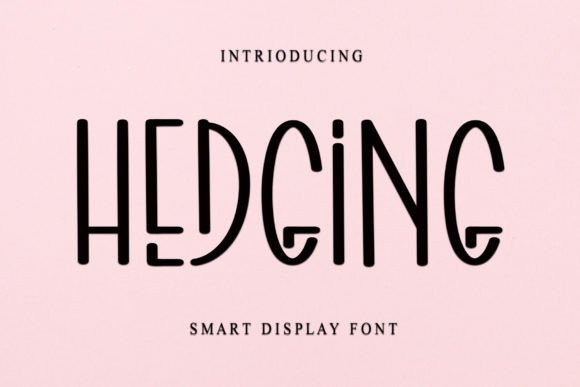 Hedging Font: A Fresh Sans Serif for Handmade Brands