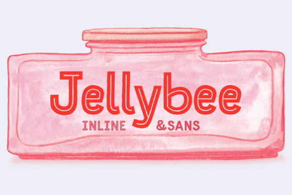 Jellybee: A Quirky Hand-Drawn Sans Serif for Digital Branding