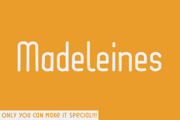 Madeleines: A Handwritten Sans Serif Font for Crafters and Sellers