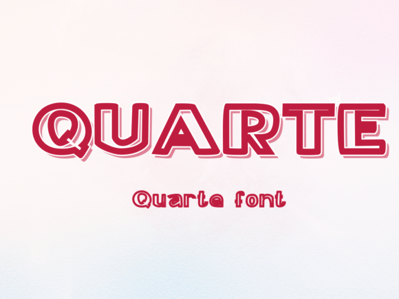Quarte Typeface: A Quirky Sans Serif for Handmade Branding