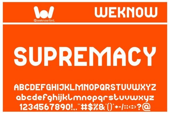 Supremacy Typeface: Elevate Your Brand Identity with Clean Design
