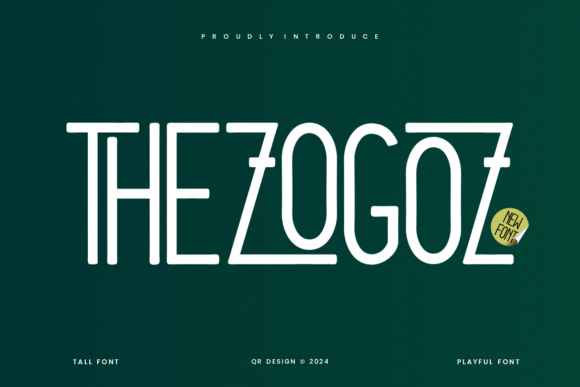 Thezogoz: A Playful Sans Serif Font for Handmade Brands